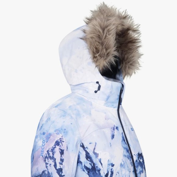 Mountain Print Nordic Extreme Printed Women's Ski Jacket - Picture 6 of 16